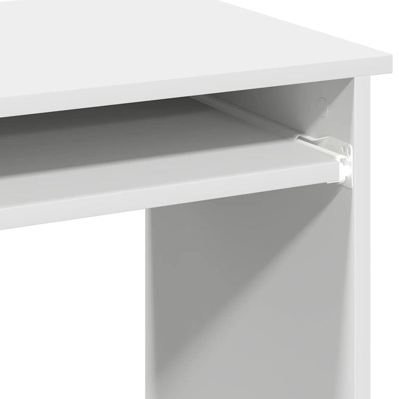 Casa si Gradina - Mobilier - Mese si birouri - Birouri - Birou cu rafturi, alb, 84x40x78 cm, PAL - Infinity.ro