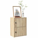 Casa si Gradina - Mobilier - Biblioteci si rafturi - Biblioteci - Biblioteca, stejar sonoma, 40x24x52 cm, lemn prelucrat - Infinity.ro