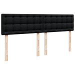 Casa si Gradina - Mobilier - Paturi si accesorii - Paturi - Cadru de pat otoman cu saltea tesatura neagra 160x200cm - Infinity.ro