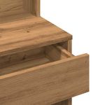 Casa si Gradina - Mobilier - Comode si corpuri - Masute de toaleta - Masa de toaleta cu oglinda, stejar artizanal, 74,5x40x141 cm - Infinity.ro