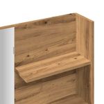 Casa si Gradina - Mobilier - Comode si corpuri - Masute de toaleta - Masa de toaleta cu oglinda, stejar artizanal, 74,5x40x141 cm - Infinity.ro