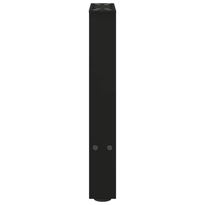 Casa si Gradina - Mobilier - Feronerie si accesorii mobila - Picioare masuta de cafea Negru 2 buc 38x(42-43) cm Otel - Infinity.ro