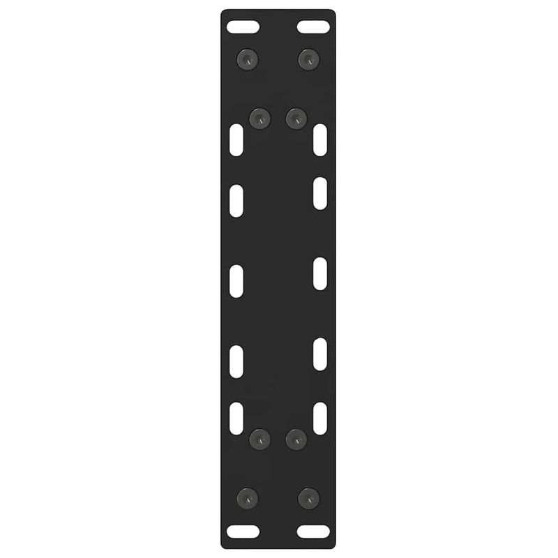 Casa si Gradina - Mobilier - Feronerie si accesorii mobila - Picioare masuta de cafea Negru 2 buc 38x(42-43) cm Otel - Infinity.ro
