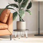 Casa si Gradina - Mobilier - Feronerie si accesorii mobila - Picioare de masa in ac de par 4 buc Otel solid alb 20 cm, model 3 rods - Infinity.ro