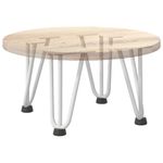 Casa si Gradina - Mobilier - Feronerie si accesorii mobila - Picioare de masa in ac de par 4 buc Otel solid alb 20 cm, model 3 rods - Infinity.ro
