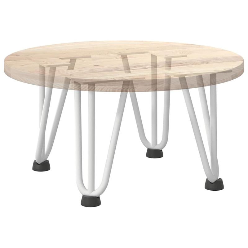 Casa si Gradina - Mobilier - Feronerie si accesorii mobila - Picioare de masa in ac de par 4 buc Otel solid alb 20 cm, model 3 rods - Infinity.ro