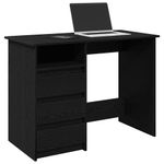 Casa si Gradina - Mobilier - Mese si birouri - Birouri - Birou, negru, 102x50x75 cm, lemn prelucrat - Infinity.ro