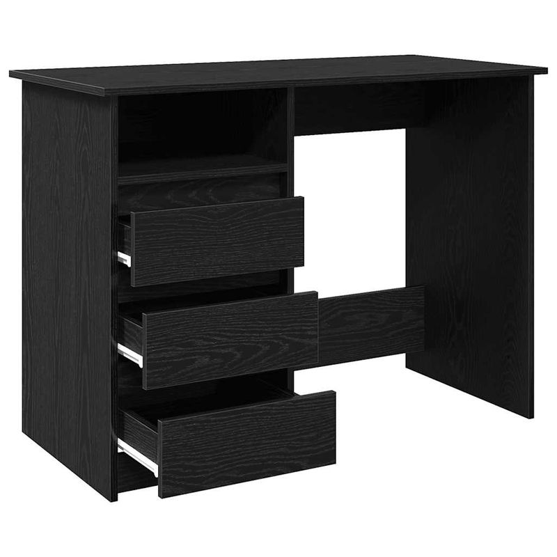 Casa si Gradina - Mobilier - Mese si birouri - Birouri - Birou, negru, 102x50x75 cm, lemn prelucrat - Infinity.ro
