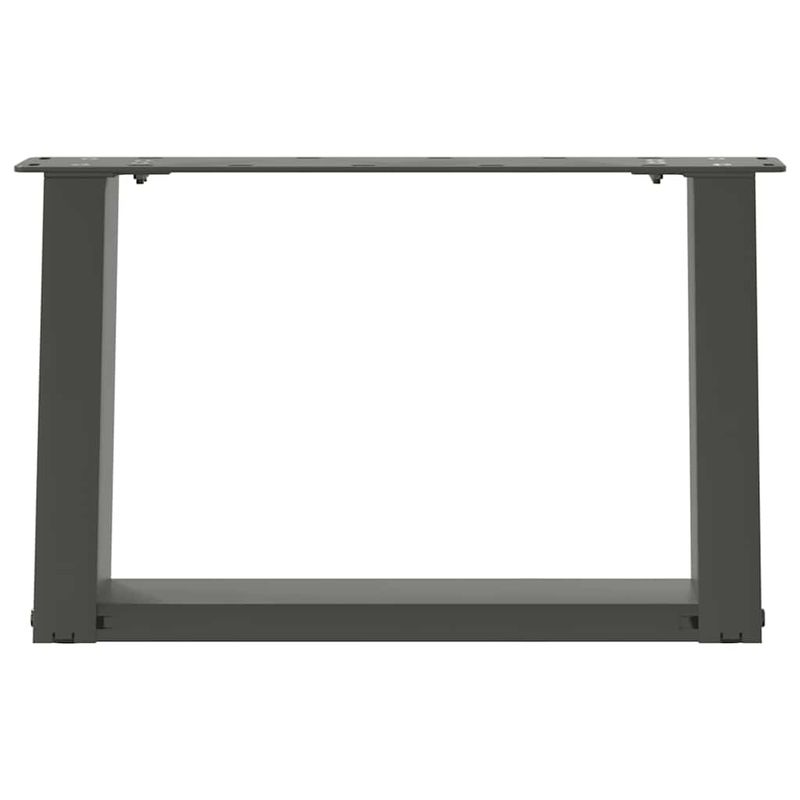 Casa si Gradina - Mobilier - Feronerie si accesorii mobila - Picioare pentru masuta de cafea in forma U 2 buc Antracit Otel - Infinity.ro