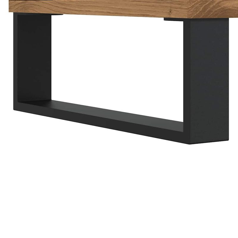 Casa si Gradina - Mobilier - Comode si corpuri - Comode - Comoda TV, stejar artizanal, 100x35x55 cm, lemn prelucrat - Infinity.ro