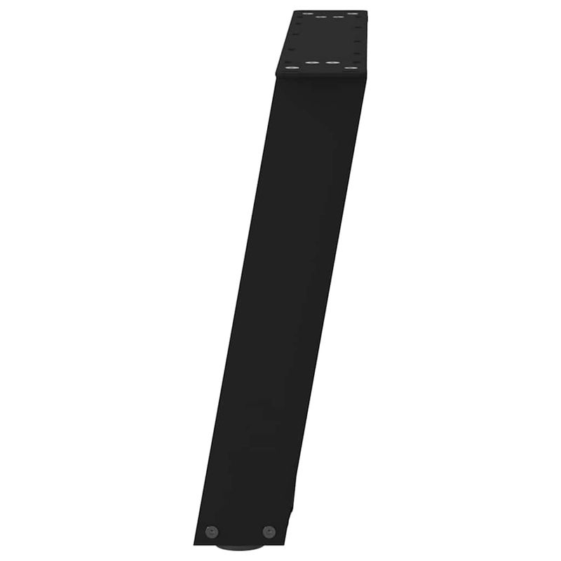 Casa si Gradina - Mobilier - Feronerie si accesorii mobila - Picioare masuta de cafea in forma de U 2 buc Negru Otel - Infinity.ro
