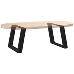 Casa si Gradina - Mobilier - Feronerie si accesorii mobila - Picioare masuta de cafea in forma de U 2 buc Negru Otel - Infinity.ro