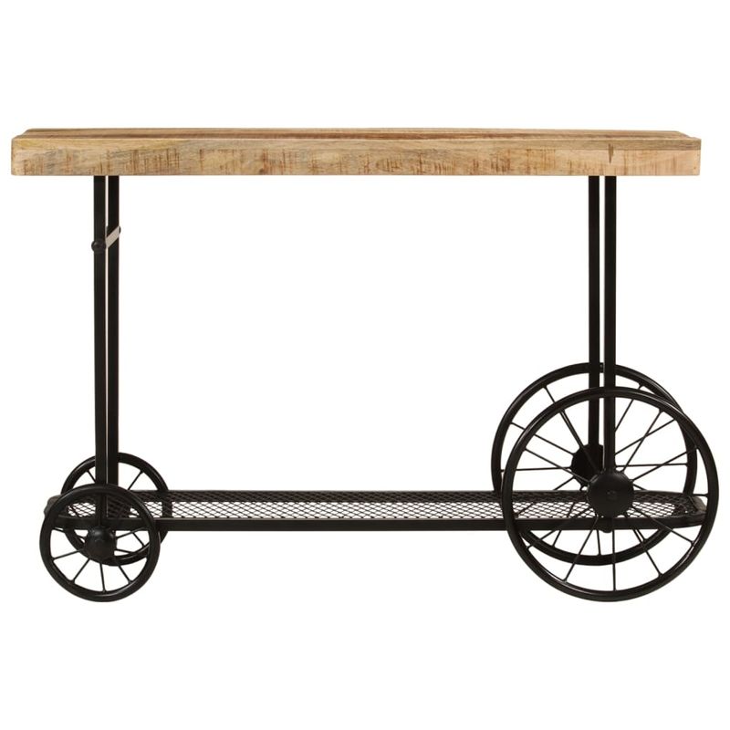 Casa si Gradina - Mobilier - Comode si corpuri - Console - Consola 112x36x76 cm din lemn masiv de mango si fier - Infinity.ro