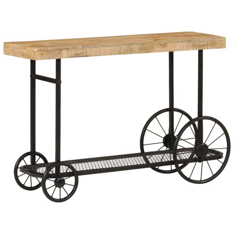 Casa si Gradina - Mobilier - Comode si corpuri - Console - Consola 112x36x76 cm din lemn masiv de mango si fier - Infinity.ro