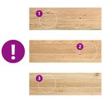 Casa si Gradina - Constructii - Scari si accesorii interioare - Accesorii scari interioare - Trepte scari 2 buc Stejar masiv netratat 80x25x2 cm - Infinity.ro