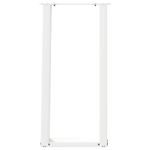 Casa si Gradina - Mobilier - Feronerie si accesorii mobila - Picioare masa consola in forma de U, 2 buc alb Otel, mărime 28x(72-73) cm - Infinity.ro