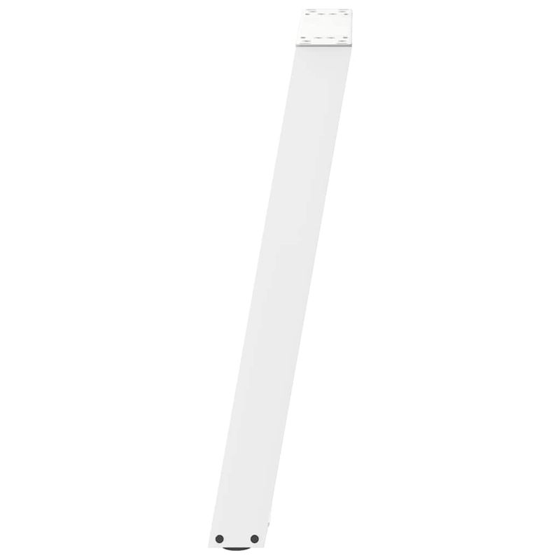 Casa si Gradina - Mobilier - Feronerie si accesorii mobila - Picioare masa consola in forma de U, 2 buc alb Otel, mărime 28x(72-73) cm - Infinity.ro