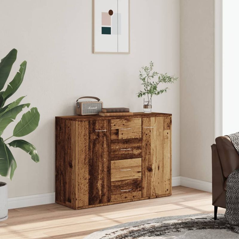 Casa si Gradina - Mobilier - Comode si corpuri - Comode - Dulap, lemn invechit, 88x30x64 cm, lemn prelucrat - Infinity.ro