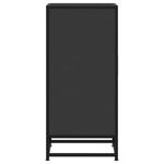 Casa si Gradina - Mobilier - Comode si corpuri - Comode - Dulap, negru, 35,5x35x76 cm, lemn prelucrat si metal - Infinity.ro