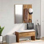 Casa si Gradina - Mobilier - Organizare si depozitare - Bancute - Set de mobilier pentru hol din lemn de stejar artizanal, - Infinity.ro