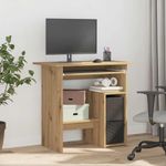 Casa si Gradina - Mobilier - Mese si birouri - Birouri - Birou, stejar artizanal, 80x45x74 cm, lemn prelucrat - Infinity.ro