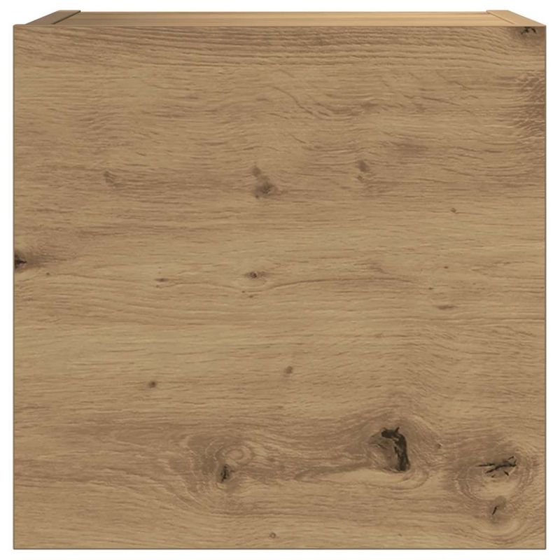 Casa si Gradina - Mobilier - Seturi de mobilier - Seturi living - Set dulap TV 7 piese montat pe perete Stejar artizanal - Infinity.ro