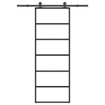 Casa si Gradina - Constructii - Usi interior, exterior si garaj - Usi interior - Usa glisanta cu set feronerie, 76x205 cm, sticla ESG/aluminiu - Infinity.ro