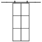 Casa si Gradina - Constructii - Usi interior, exterior si garaj - Usi interior - Usa glisanta cu set feronerie, 90x205 cm, sticla ESG/aluminiu - Infinity.ro