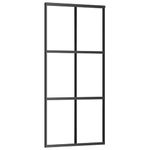 Casa si Gradina - Constructii - Usi interior, exterior si garaj - Usi interior - Usa glisanta cu set feronerie, 90x205 cm, sticla ESG/aluminiu - Infinity.ro