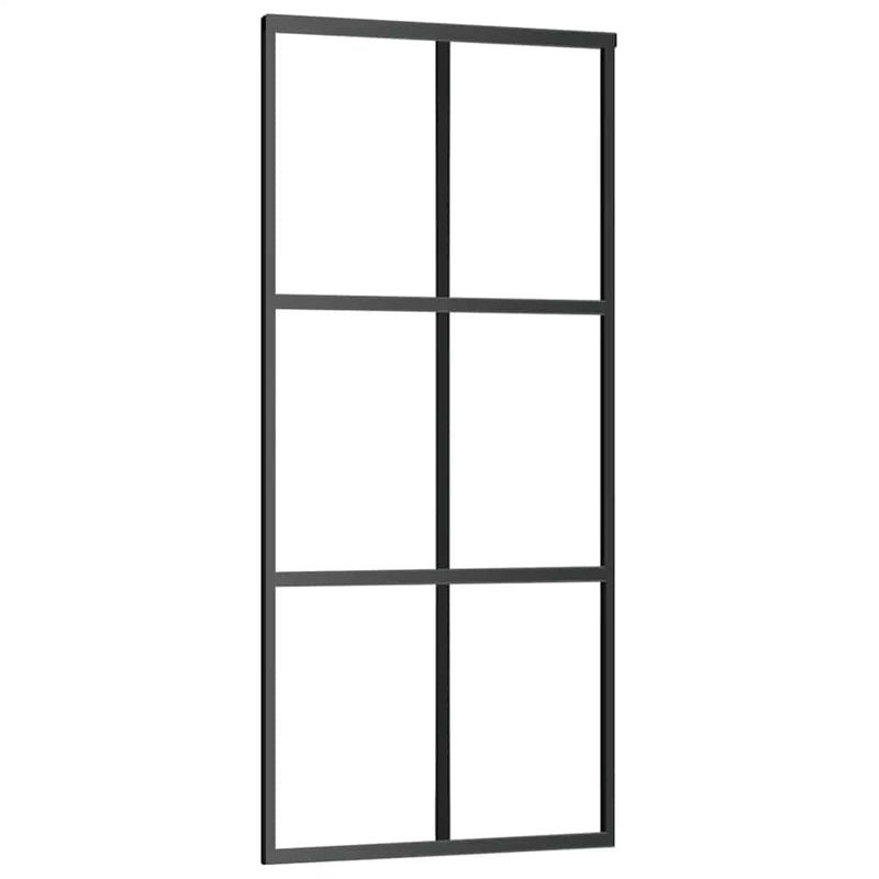 Casa si Gradina - Constructii - Usi interior, exterior si garaj - Usi interior - Usa glisanta cu set feronerie, 90x205 cm, sticla ESG/aluminiu - Infinity.ro
