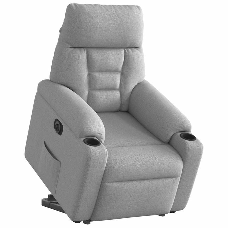 Casa si Gradina - Mobilier - Scaune si fotolii - Fotolii - Fotoliu reclinabil electric, tesatura gri nor - Infinity.ro