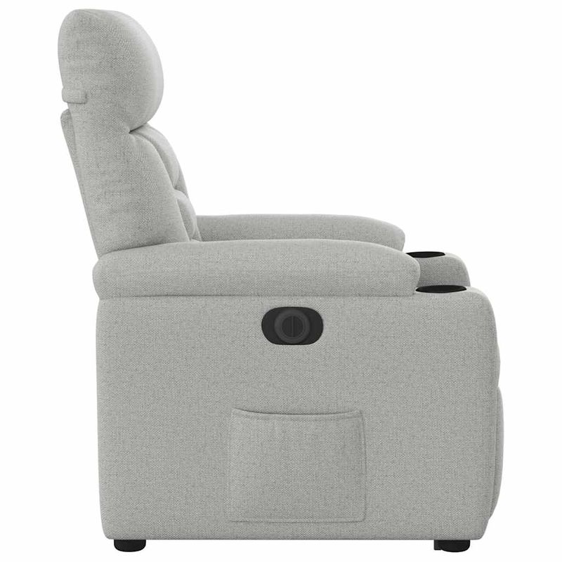 Casa si Gradina - Mobilier - Scaune si fotolii - Fotolii - Fotoliu reclinabil electric, tesatura gri nor - Infinity.ro