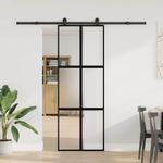 Casa si Gradina - Constructii - Usi interior, exterior si garaj - Usi garaj - Usa glisanta cu set de feronerie sticla temperata si aluminiu - Infinity.ro