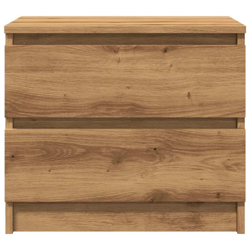 Casa si Gradina - Mobilier - Comode si corpuri - Noptiere - Noptiere 2 buc. stejar artizanal, 50x40x43.5 cm, lemn prelucrat - Infinity.ro