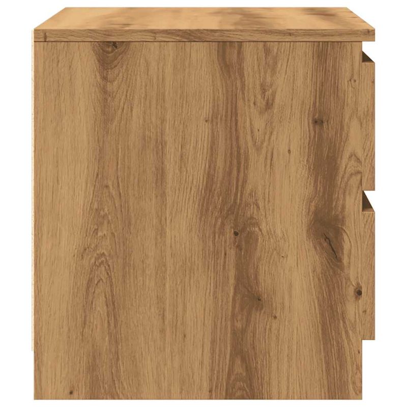 Casa si Gradina - Mobilier - Comode si corpuri - Noptiere - Noptiere 2 buc. stejar artizanal, 50x40x43.5 cm, lemn prelucrat - Infinity.ro