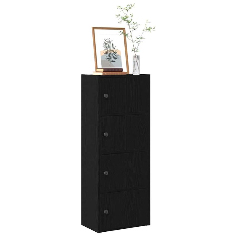 Casa si Gradina - Mobilier - Biblioteci si rafturi - Biblioteci - Biblioteca Stejar negru 40x24x102 cm Lemn prelucrat - Infinity.ro