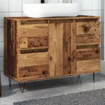 Casa si Gradina - Mobilier - Mobilier baie - Comode baie - Dulap pentru baie, lemn vechi, 80x33x60 cm, lemn prelucrat - Infinity.ro