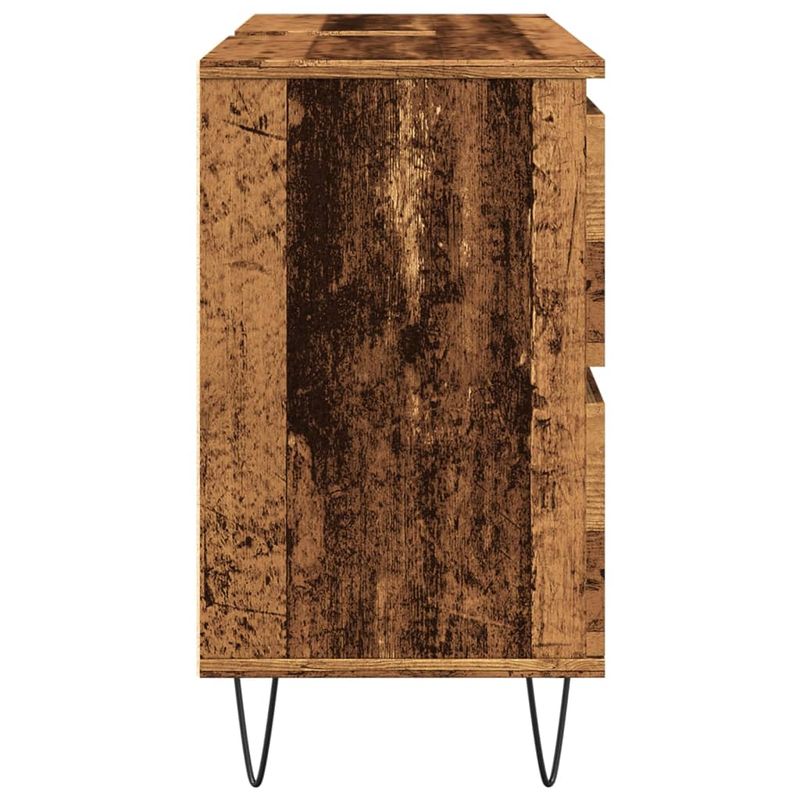 Casa si Gradina - Mobilier - Mobilier baie - Comode baie - Dulap pentru baie, lemn vechi, 80x33x60 cm, lemn prelucrat - Infinity.ro