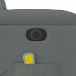 Ingrijire personala si Cosmetice - Sanatate si wellness - Articole wellness - Fotolii de masaj - Fotoliu electric masaj rabatabil cu ridicare, gri inchis textil - Infinity.ro