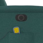 Ingrijire personala si Cosmetice - Sanatate si wellness - Articole wellness - Fotolii de masaj - Fotoliu electric masaj rabatabil / ridicare verde inchis textil - Infinity.ro