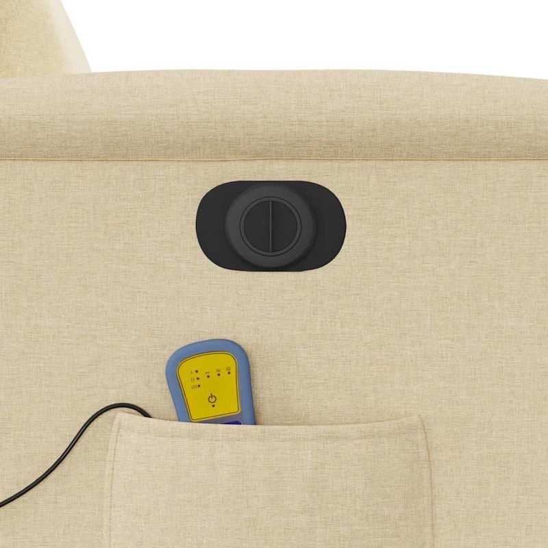 Ingrijire personala si Cosmetice - Sanatate si wellness - Articole wellness - Fotolii de masaj - Fotoliu electric de masaj rabatabil, crem, textil - Infinity.ro