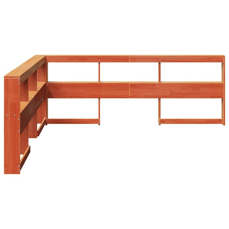 Casa si Gradina - Mobilier - Paturi si accesorii - Accesorii paturi - Tablie de pat LED  cu design blocuri de diamante gri inchis 144 cm tesatura - Infinity.ro
