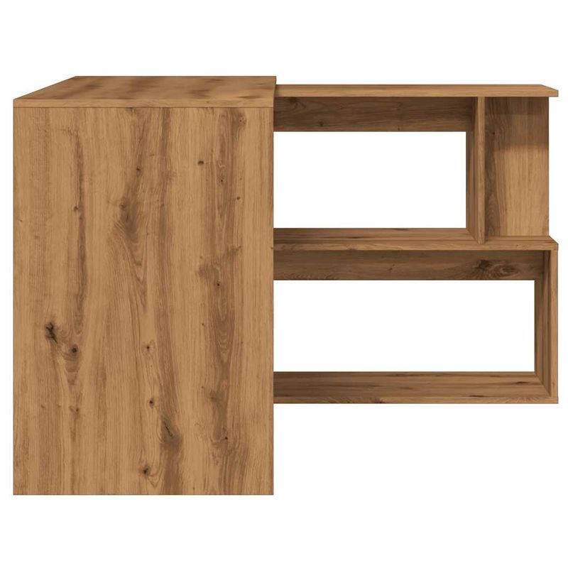 Casa si Gradina - Mobilier - Mese si birouri - Birouri - Birou de colt, stejar artizanal, 200,5x50x76 cm, lemn prelucrat - Infinity.ro