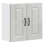 Casa si Gradina - Mobilier - Comode si corpuri - Corpuri bucatarie - Dulap de bucatarie „Kalmar” Lemn prelucrat gri beton, model 1x dulap de perete (2 uși), mărime 60x31x60 cm - Infinity.ro
