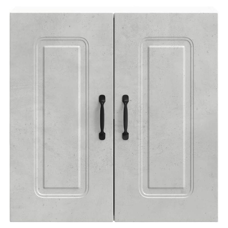 Casa si Gradina - Mobilier - Comode si corpuri - Corpuri bucatarie - Dulap de bucatarie „Kalmar” Lemn prelucrat gri beton, model 1x dulap de perete (2 uși), mărime 60x31x60 cm - Infinity.ro