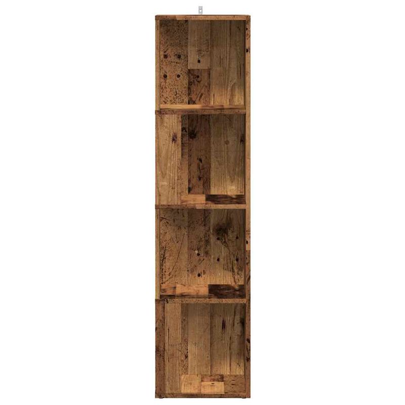 Casa si Gradina - Mobilier - Dulapuri si sifoniere - Dulapuri - Dulap de colt, Lemn vechi, 33x33x132 cm, PAL - Infinity.ro