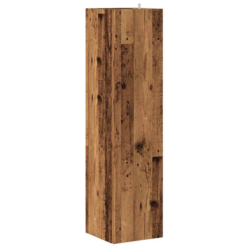 Casa si Gradina - Mobilier - Dulapuri si sifoniere - Dulapuri - Dulap de colt, Lemn vechi, 33x33x132 cm, PAL - Infinity.ro