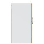 Casa si Gradina - Mobilier - Comode si corpuri - Corpuri bucatarie - Dulap bucatarie cu usa sticla Lucca lemn de stejar de Sonoma, mărime 80x31x60 cm - Infinity.ro