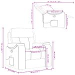 Ingrijire personala si Cosmetice - Sanatate si wellness - Articole wellness - Fotolii de masaj - Fotoliu de masaj rabatabil, gri taupe, material textil - Infinity.ro