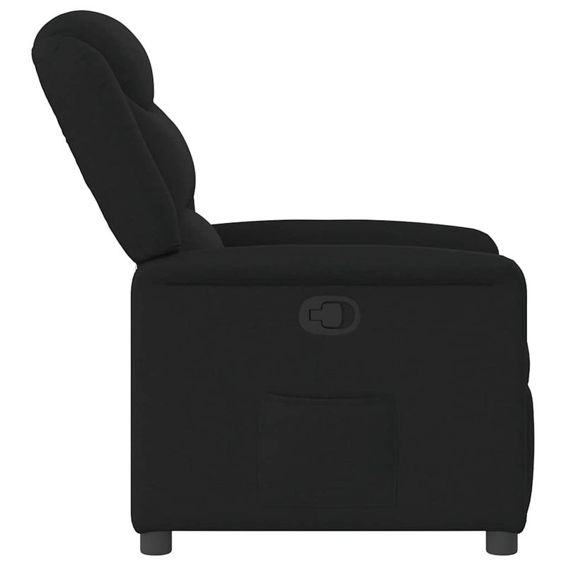 Casa si Gradina - Mobilier - Scaune si fotolii - Fotolii - Fotoliu rabatabil, negru, material textil - Infinity.ro